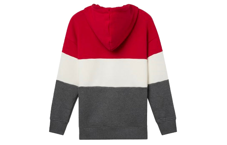 New Balance Men's New Balance Alphabet hooded Long Sleeves Red White AMT93545