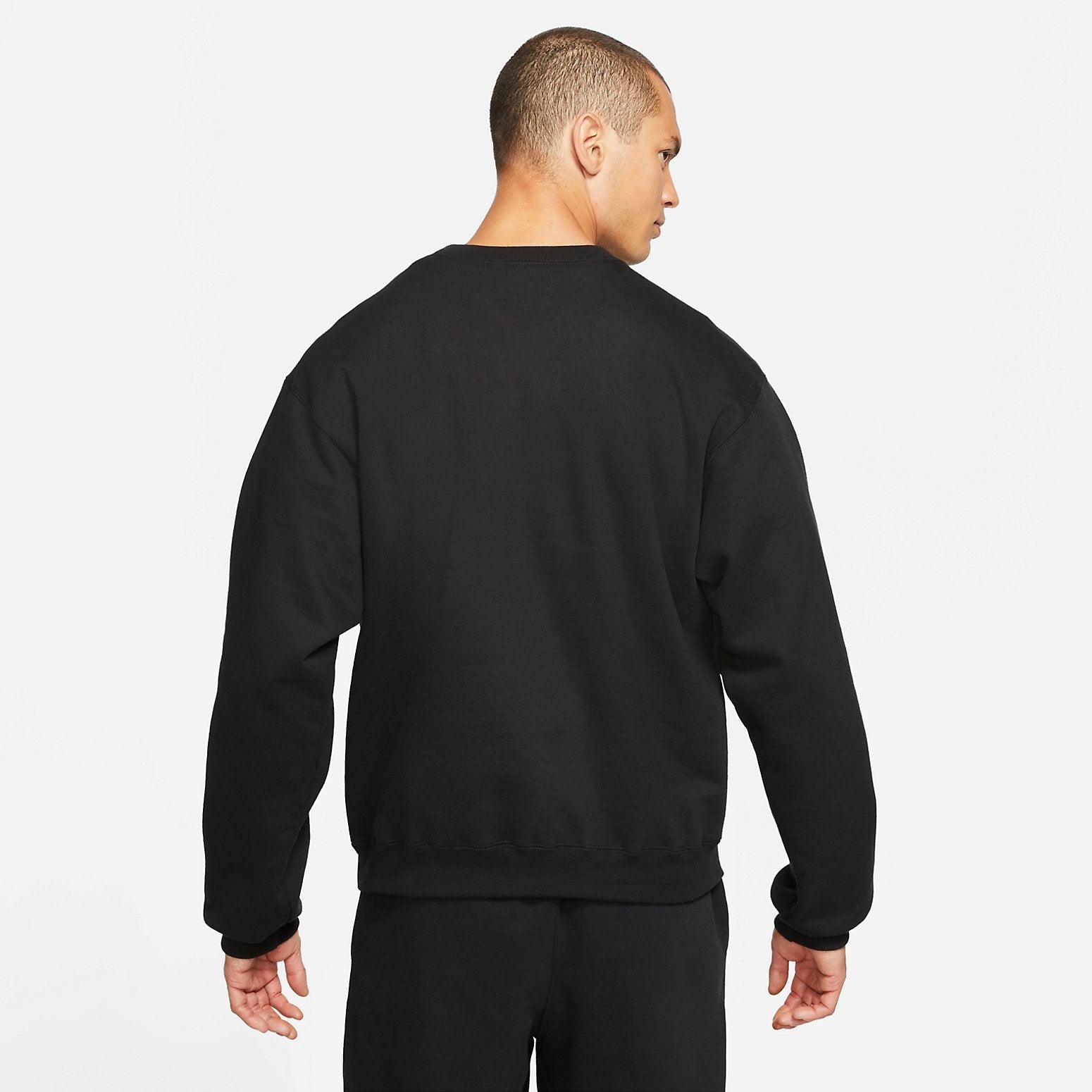 Nike Lab Nrg Fleece Crew Round Neck Pullover 'Black' CQ4004-010
