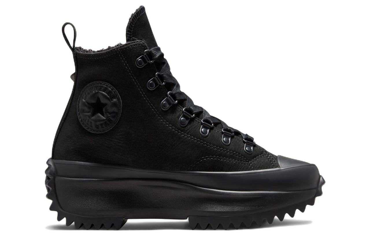 Converse Run Star Hike High 'Triple Black Sherpa' 173096C