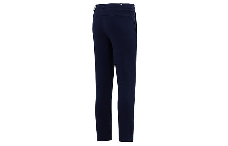 PUMA Essentials Logo Pants 'Navy White' 589024-06