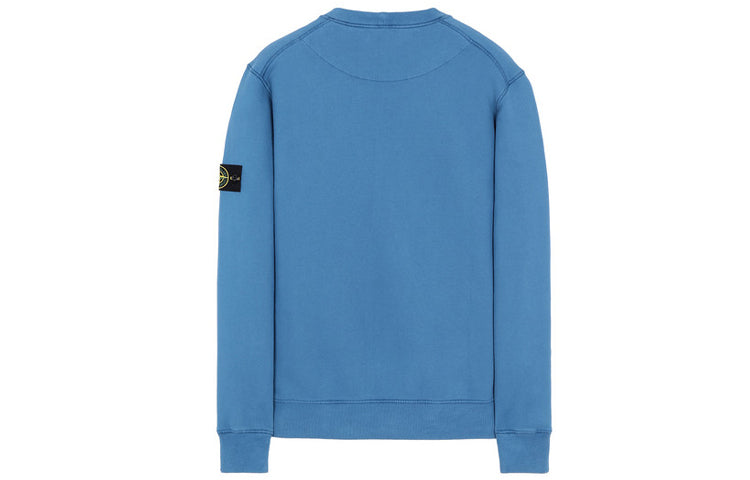 Men's STONE ISLAND Cotton Round Neck Blue 731563020-V0043