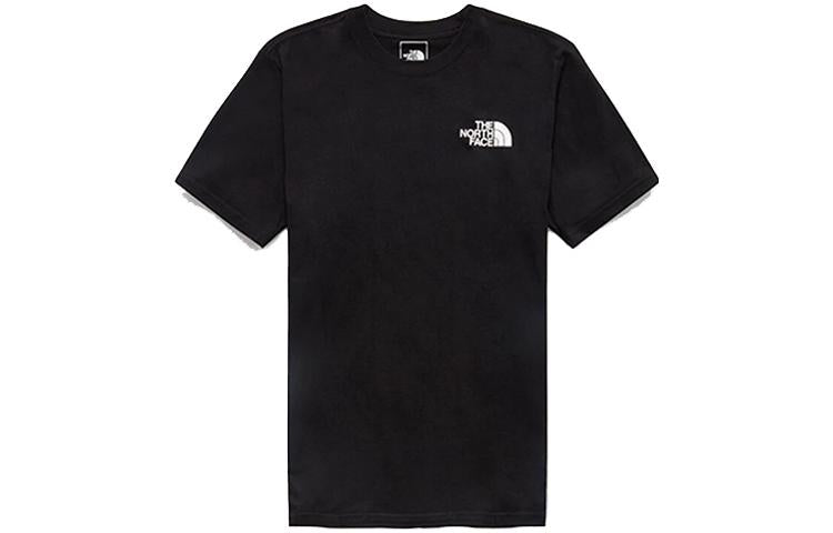 THE NORTH FACE Red Box T-Shirt Classic Back Large Logo Short Sleeve Couple Style Black NF0A471AJK3