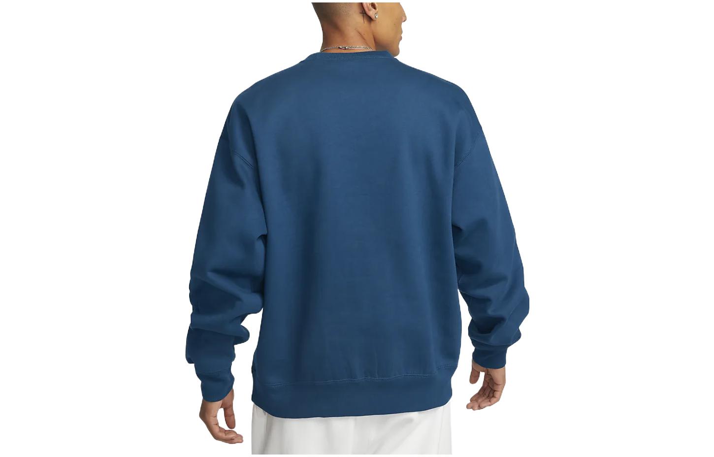 Nike Solo Swoosh Crewneck Sweatshirt Blue CV0554-460