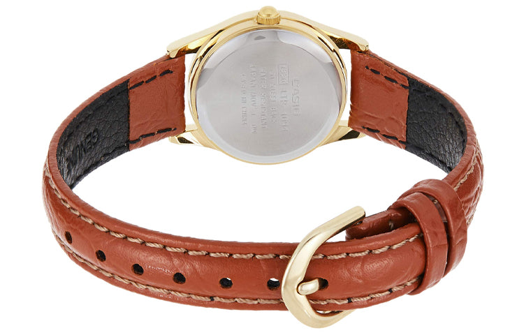 CASIO Ladies ENTICER Quartz Red Red Strap Red Analog LTP-1094Q-9B
