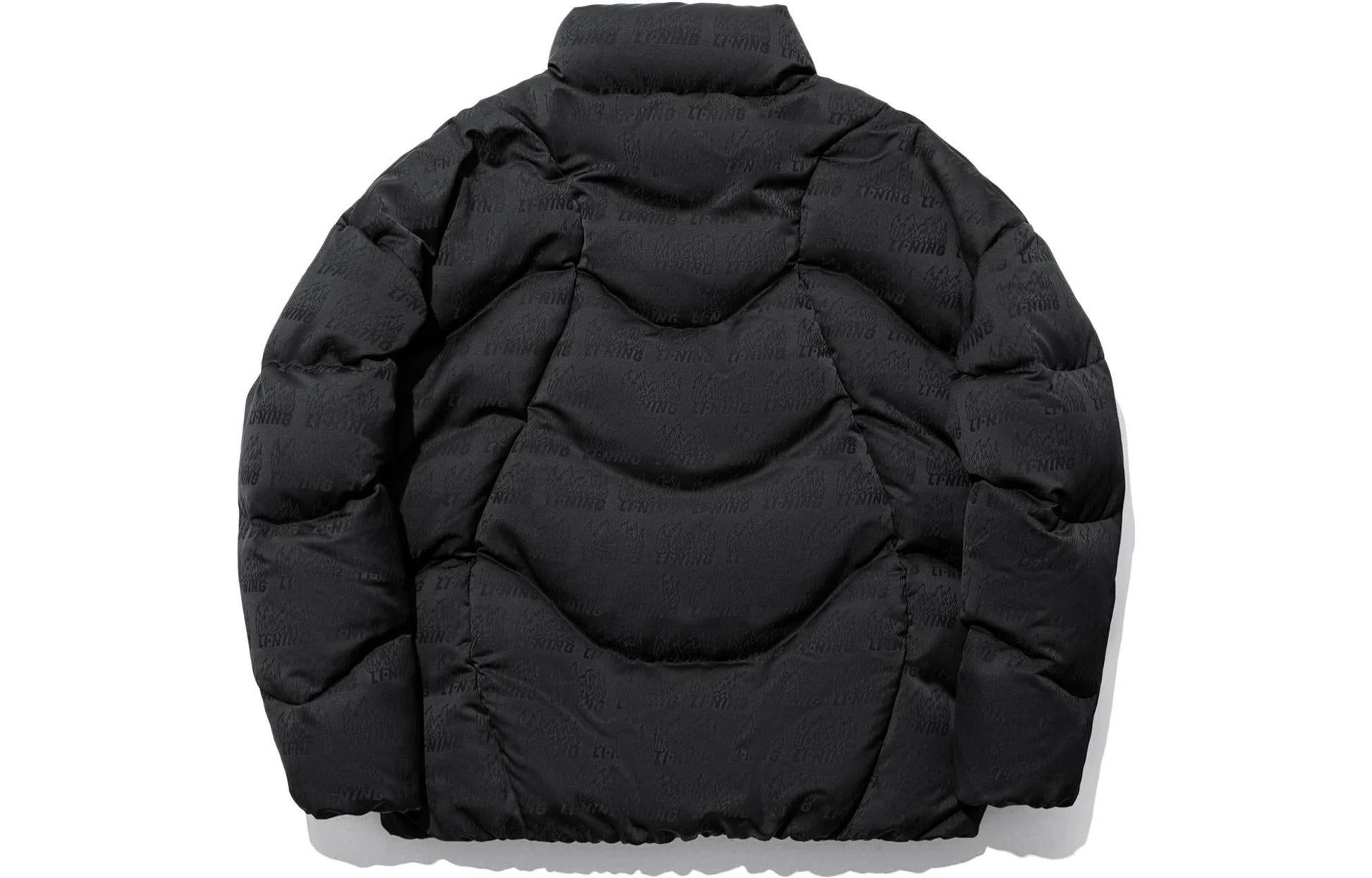 Li-Ning All-Over Print Down Jacket 'Black' AYMT045-2