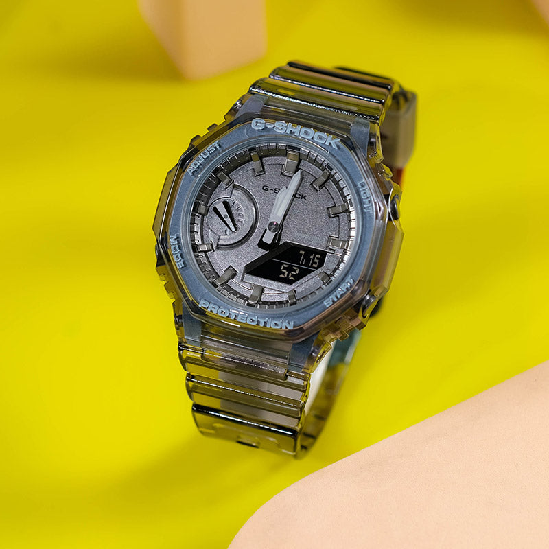 CASIO G-Shock Analog-Digital 'Translucent Black' GMA-S2100SK-1APR