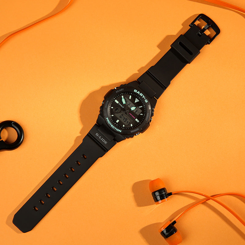 CASIO Baby-G 'Black' BAX-100-1APR
