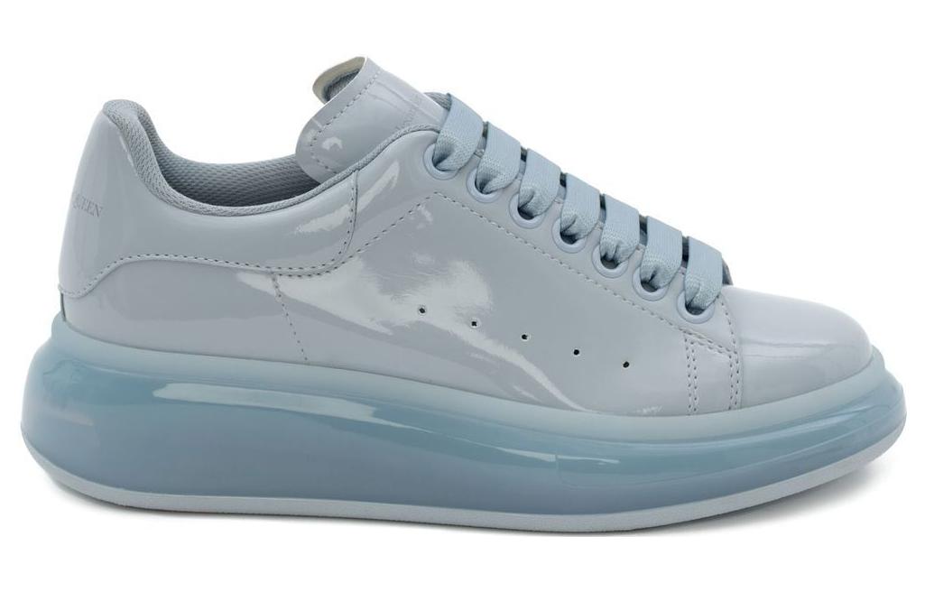 (WMNS) Alexander McQueen Oversized Low-Top Sneakers 'Blue' 697110W4T924542