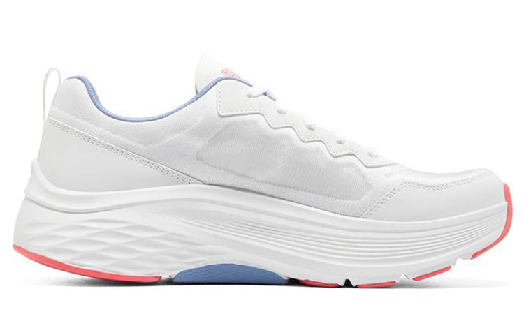 (WMNS) Skechers Max Cushioning Arch Fit 'White' 128300-WPKB