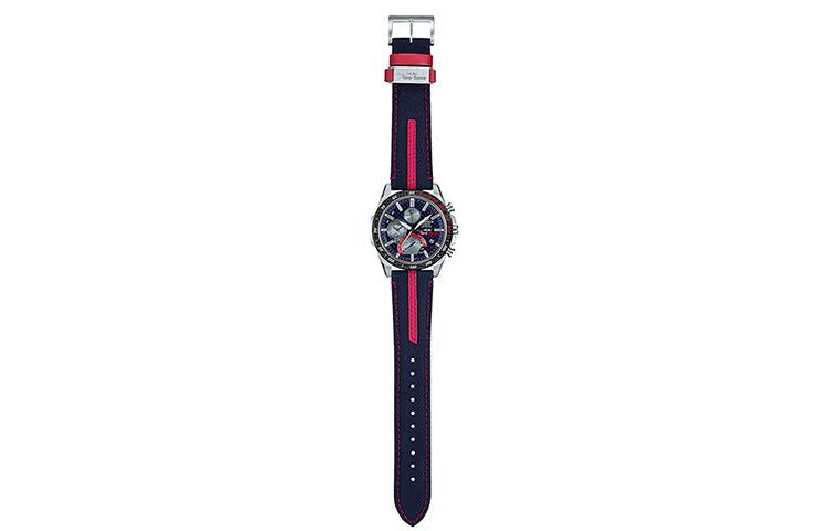 CASIO Waterproof Limited Edition EDIFICE Sapphire Crystal Sports Solar Powered Mens Red/Black Analog EQB-1000TR-2ADR