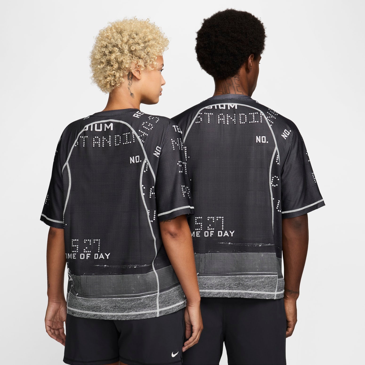 Nike x Stussy Allover Print UV Top 'Black White' NESSE342-001