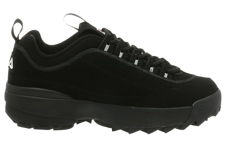 FILA Disruptor 2 Low-Top Daddy Shoes Black/White FW01653_018
