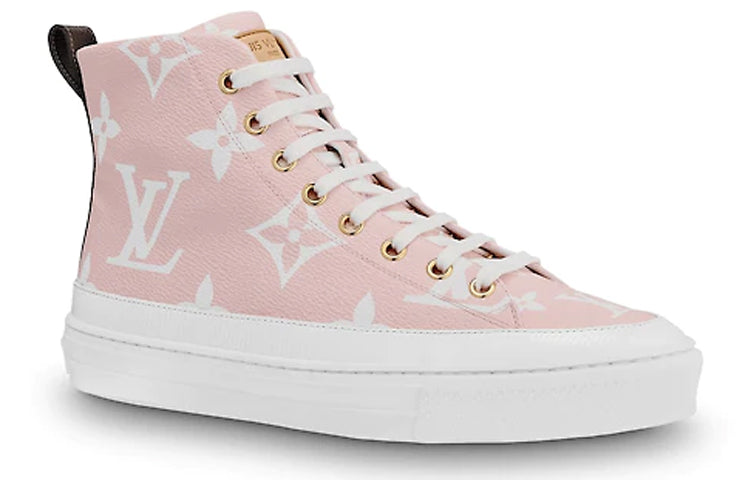 (WMNS) LOUIS VUITTON LV Stellar Sneaker Boot 'Pink Blue' 1A5U0B