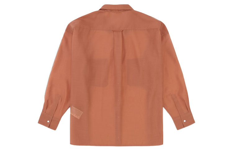 Levis Lapel Long-Sleeved Shirt Orange 28934-0004