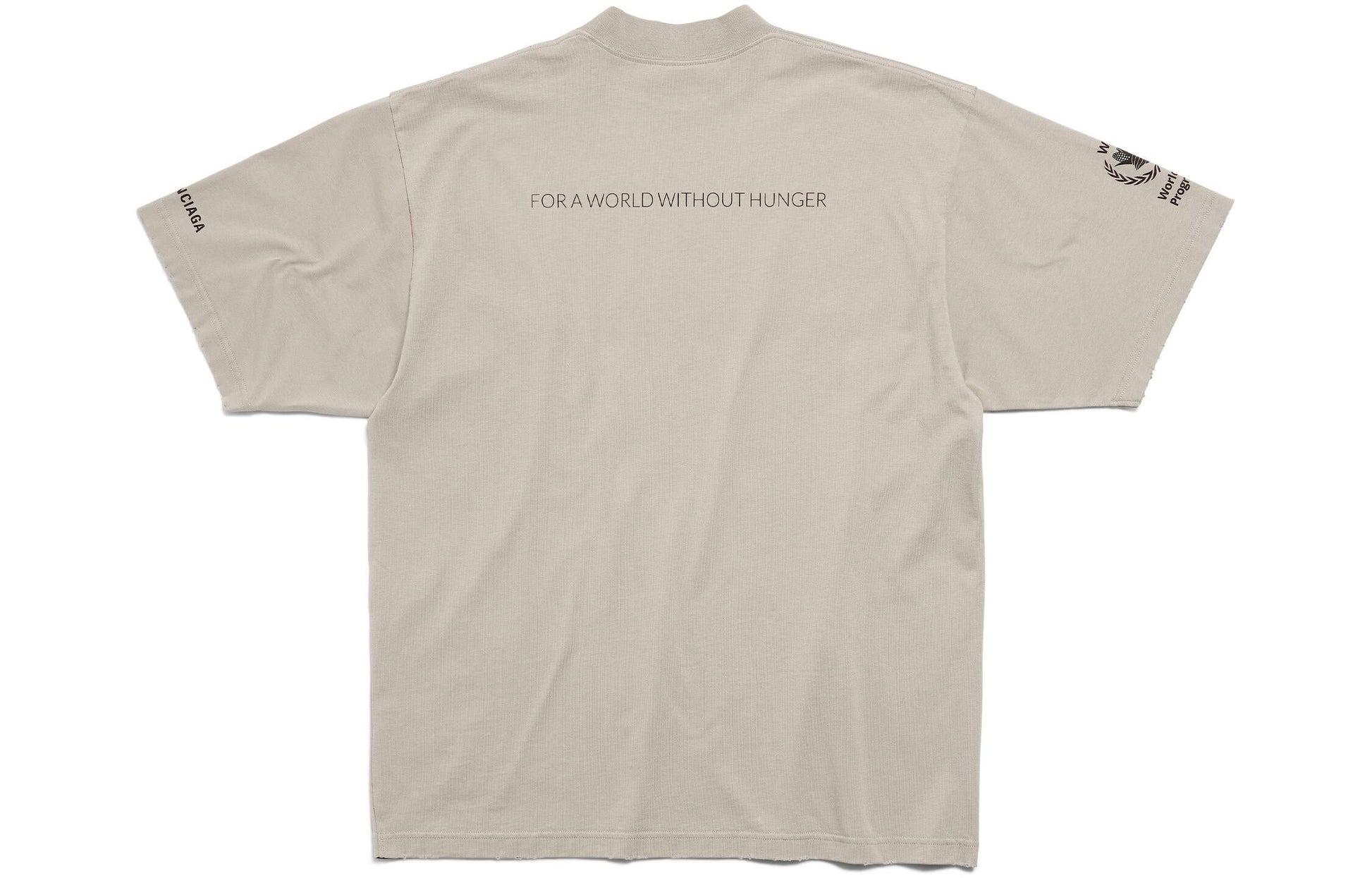 Balenciaga Wfp T-shirt 'Grey Black' 764235TQVB69763