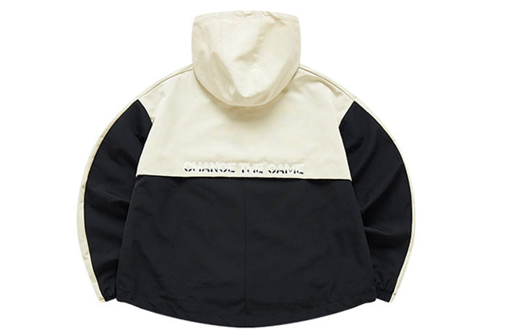 Fila FUSION Logo Colorblock Woven Sports Hooded Jacket Black T11W113705F-BK