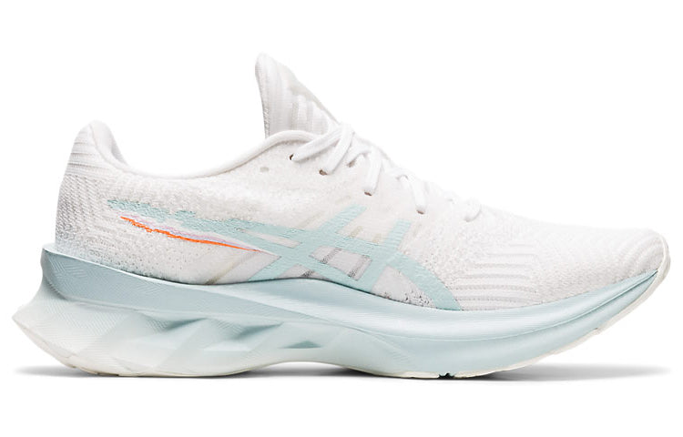 (WMNS) ASICS Novablast 'Pixel Noise - White Aqua Angel' 1012B006-100