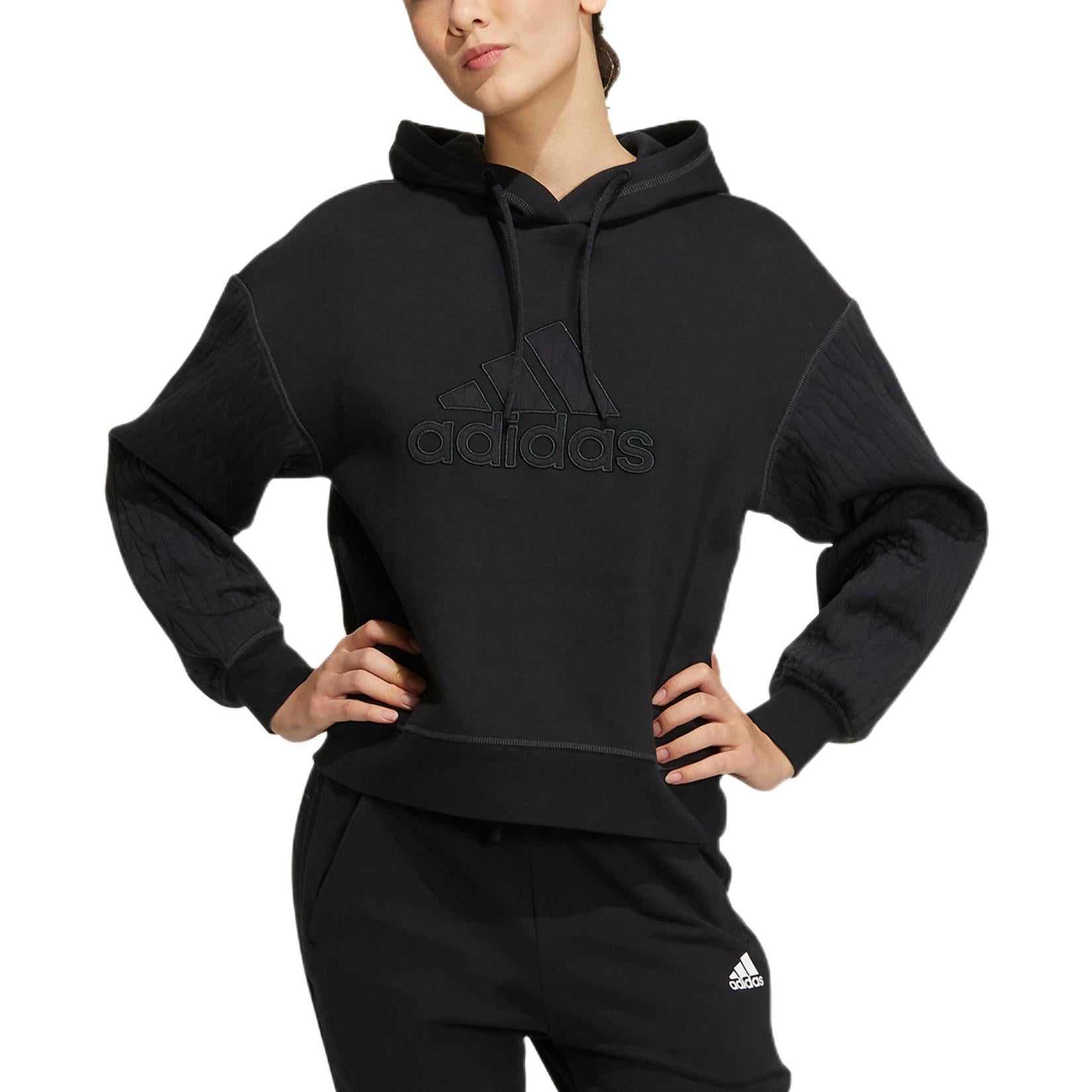 (WMNS) adidas MET Hood NOV T1 Asia Sizing 'Black' HM7106