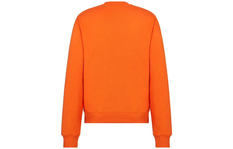 Men's DIOR FW21 Solid Color Logo Sports Orange 113J699A0531-C242