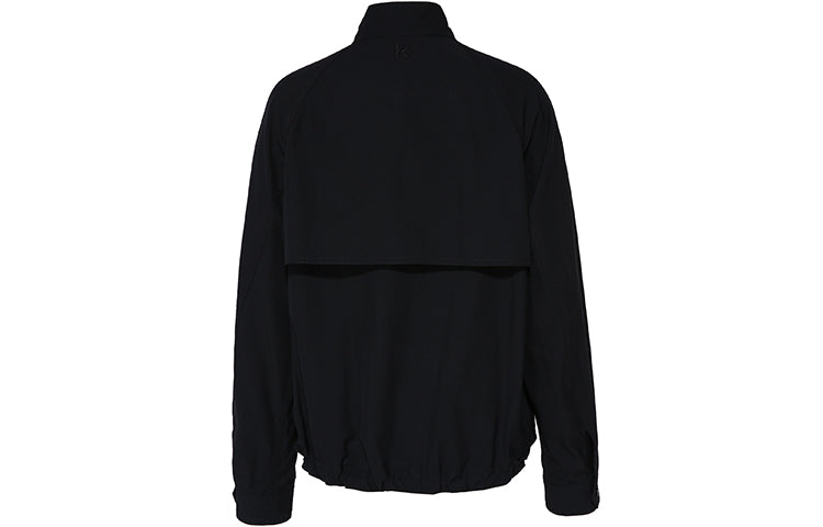 KENZO Tiger Head Embroidered Long Sleeves Jacket Black FA62BL1215AI-99