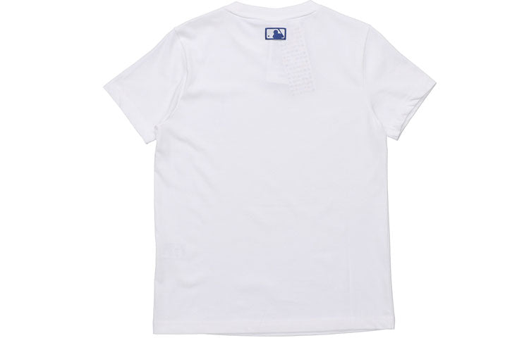 MLB Los Angeles Dodgers Basic Small Logo Short Sleeve Unisex White 31TS10031-07W
