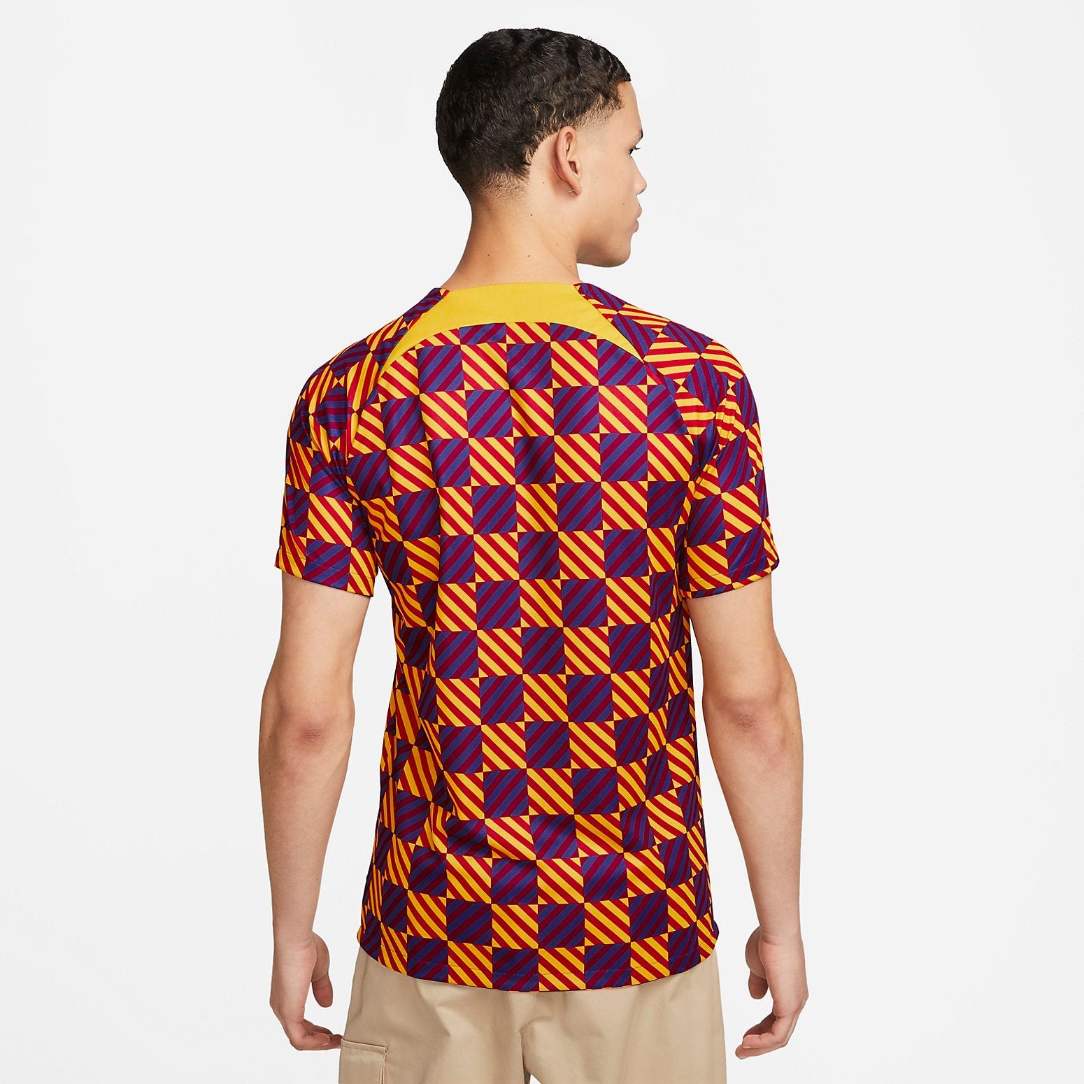 Nike Barcelona FC Pre Match Soccer Jersey 'Orange' DR4902-729