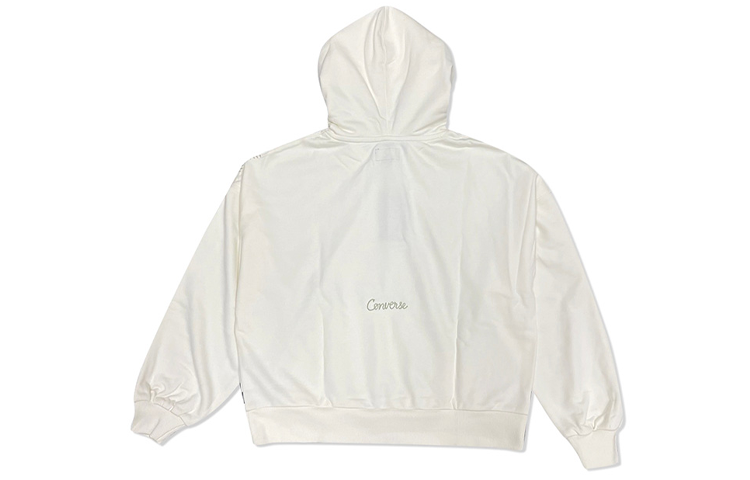 (WMNS) Converse Chain Stitch Hoodie Asia Sizing 'Beige' 10025515-A01