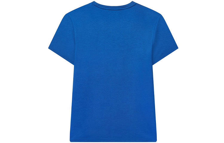 FILA Jagger Casual Sports Pattern Printing Round Neck Short Sleeve Blue F11M028154F-BU