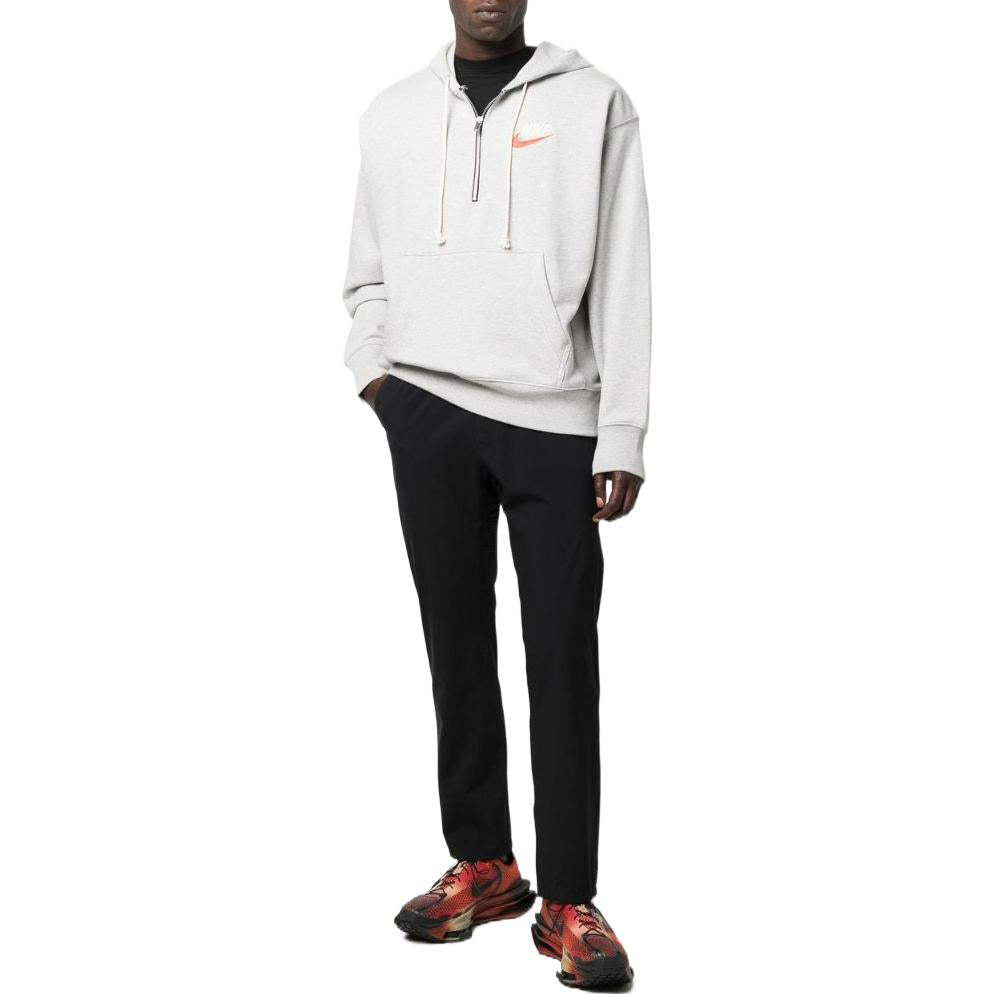 Nike Sportswear French Terry Pullover Half-zip Hoodie 'Grey' DM5279-050