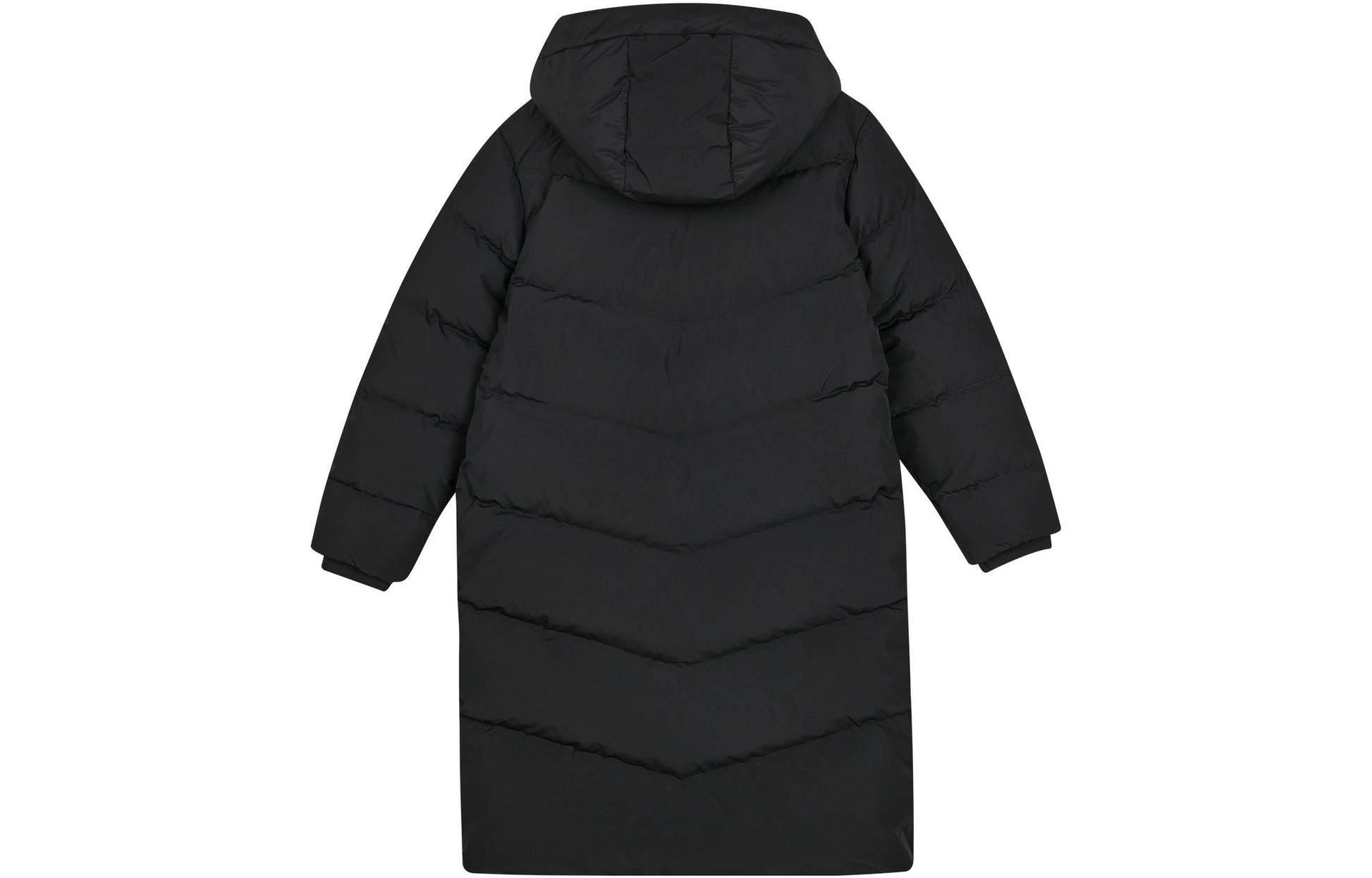 (GS) Skechers SKX Hooded Long Down Jacket 'Black' P423K027-0018