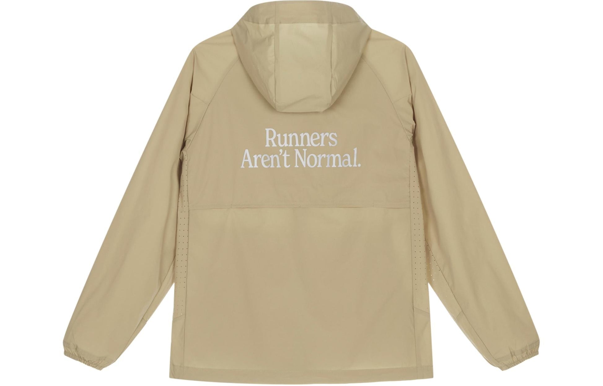 New Balance Asia Sizing 'Runners Aren't Normal' Hooded Jacket 'Khaki' NAE24101-BWN