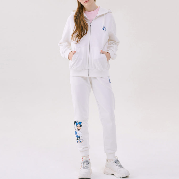 MLB x Disney Mickey Crossover Zipper Unisex White 31TRK1031-07I