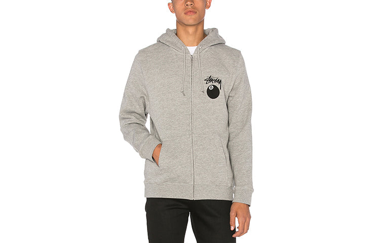 Men's Stussy Casual Zipper Gray 1973825