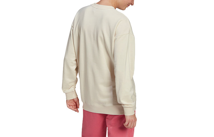 (WMNS) adidas Retro Luxury Crew Sweatshirt 'Beige' HL0048