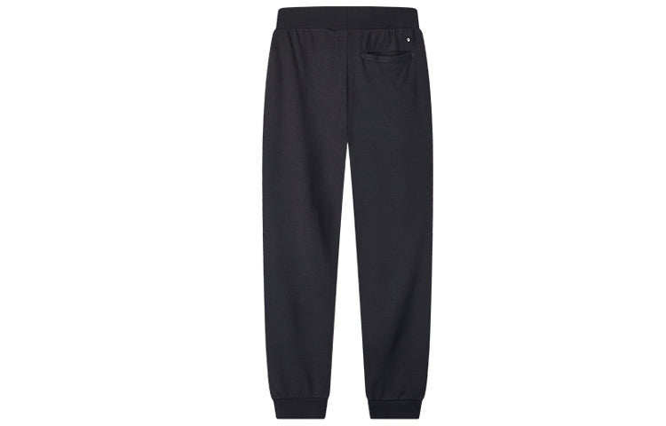 FILA Logo Printing Knit Breathable Sports Pants Navy Blue F11M021601F-NV