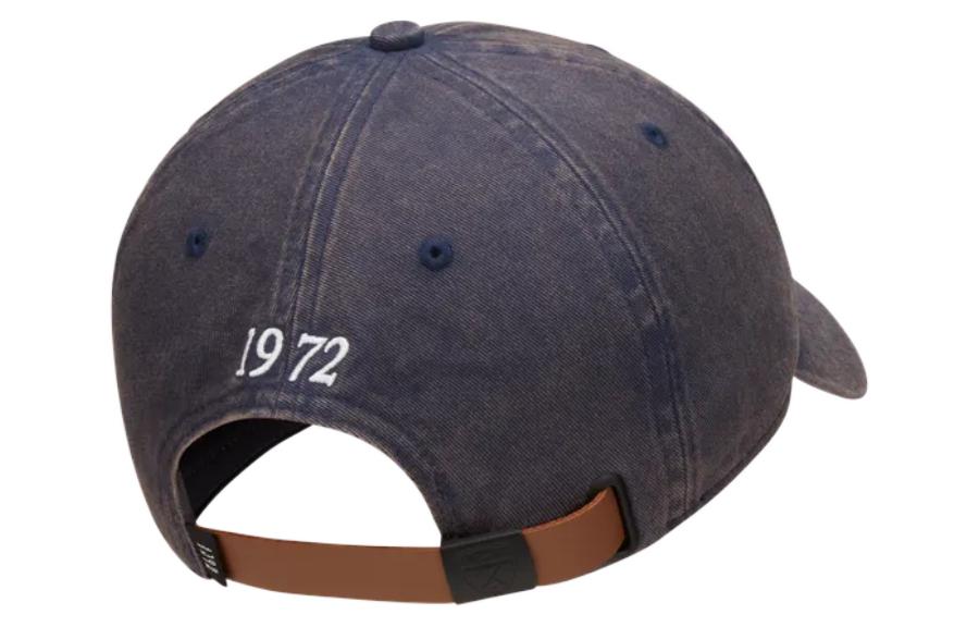 Nike Alphabet Embroidered Cap Unisex Obsidian Color DH1637-451
