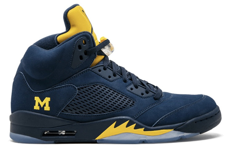 Air Jordan 5 Retro Michigan PE 'Navy Blue Army Green' FA16-MNJDLS-636