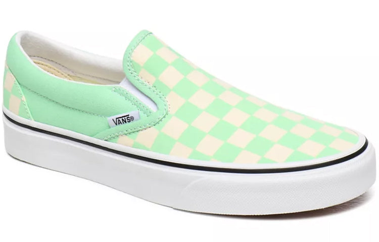 Vans Classic Slip-On 'Checkerboard - Green Ash' VN0A4U38WS1