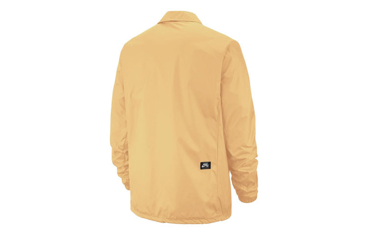 Nike SB Coaches Shield Button Jacket Yellow CI2612-251