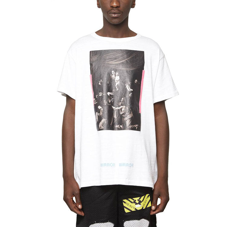 Off-White Back Arrows Sketch Short Sleeve Mens Logo 'Black White' OMAA002S170010890188