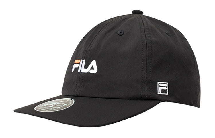 FILA Logo Embroidered Baseball Cap Black T13U033203F