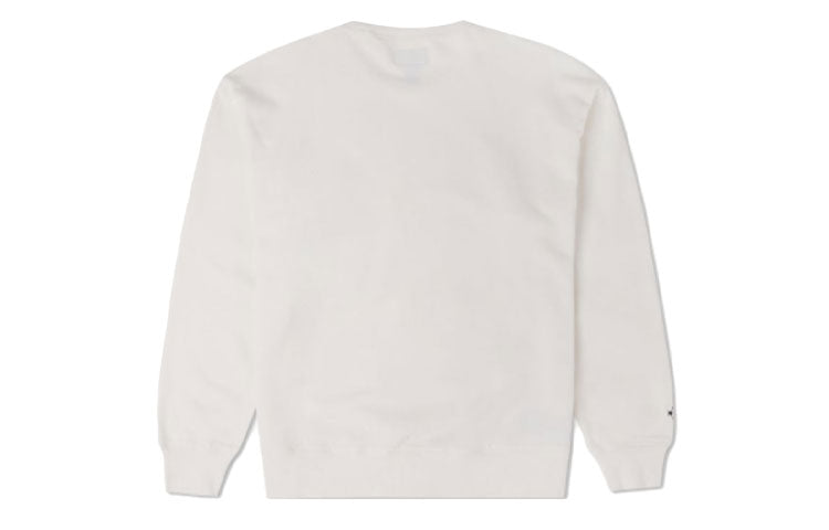 Converse Logo Crewneck Asia Sizing 'White' 10025828-A01
