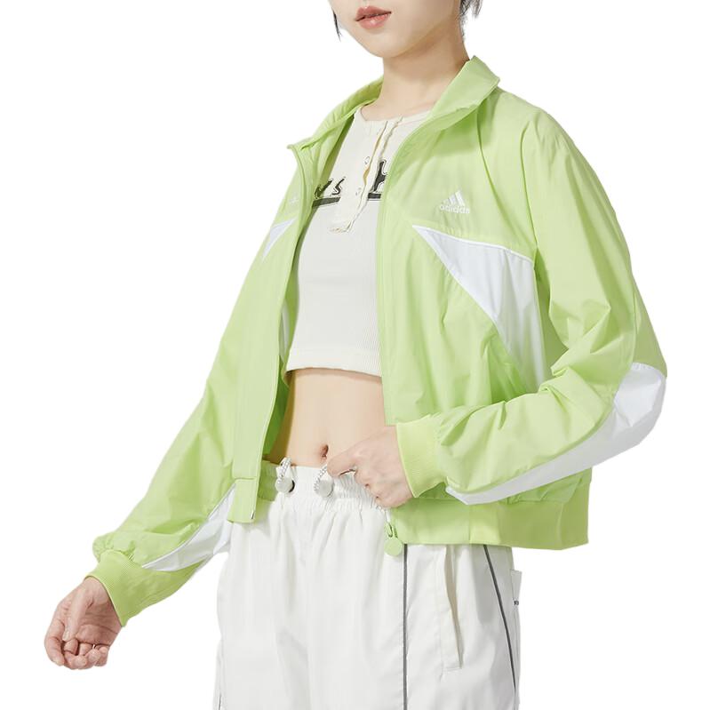 (WMNS) adidas RCO Woven Jackets 'Green White' IP7101