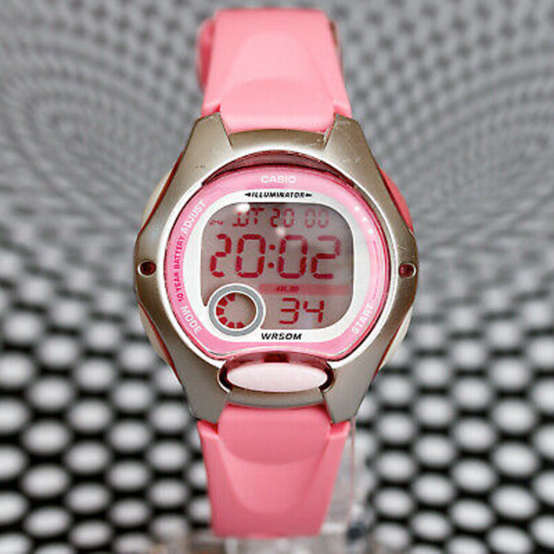 CASIO Sports Waterproof Pink Digital LW-200-4BVDF