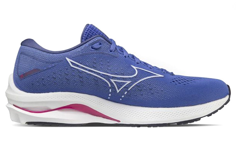 (WMNS) Mizuno Wave Rider 25 Super Wide 'Blue White' J1GD210600
