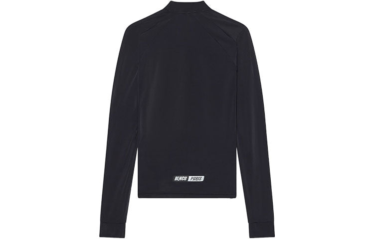 Balenciaga FW21 Slim Fit Sports Long Sleeves Black 6617534B0B11077