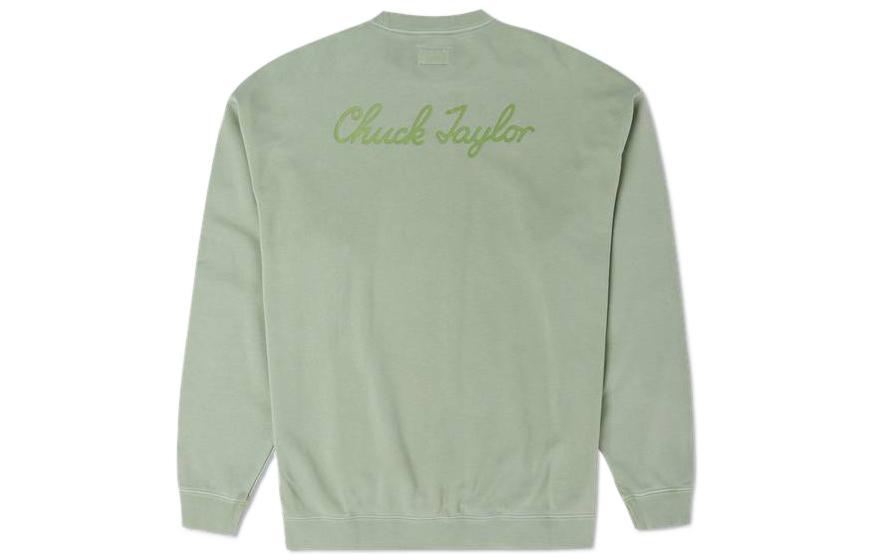 Converse Sneakers Patch Loose Fit Sweatshirt Asia Sizing 'Summit Sage' 10024866-A02
