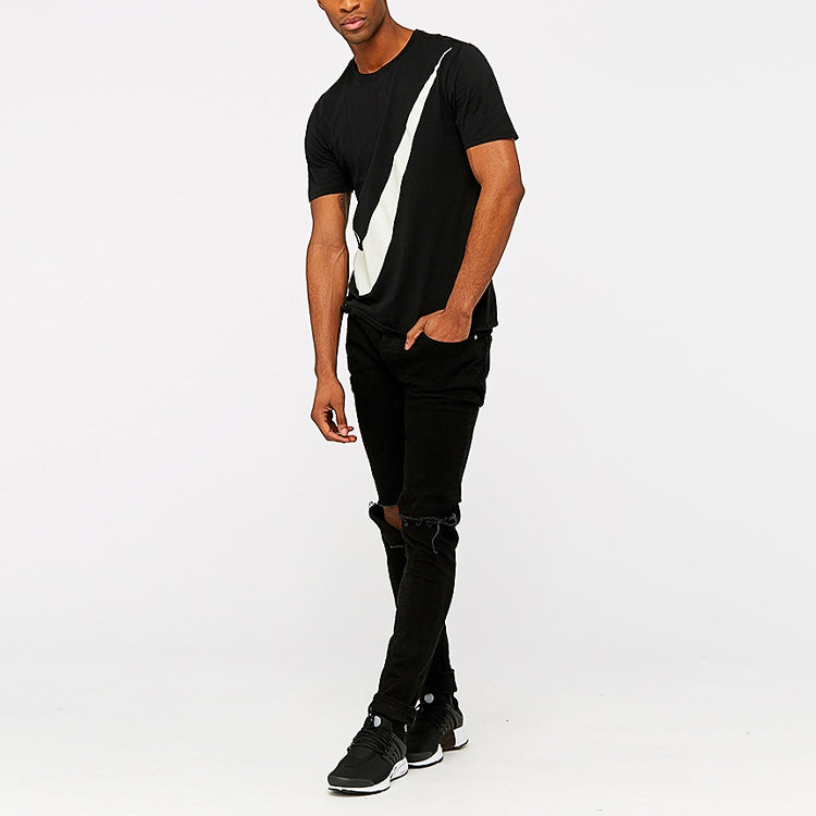 Nike Hybrid 1 Large Logo Short Sleeve Black 891871-010