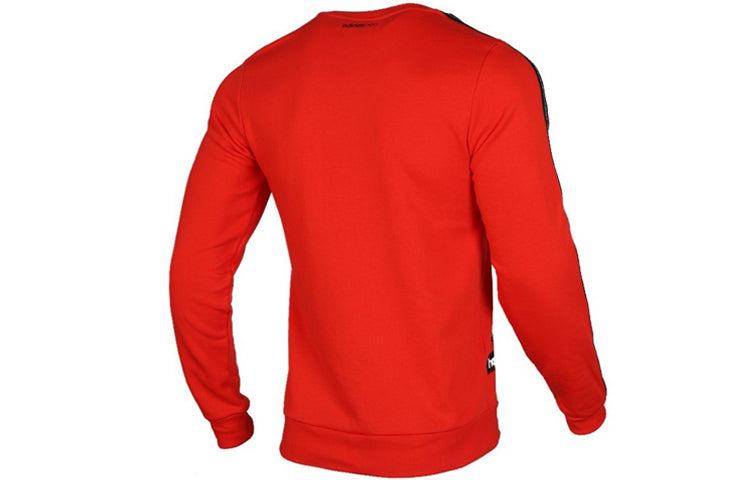 adidas neo M UT SWEAT Sports Round Neck Pullover Red EI4351