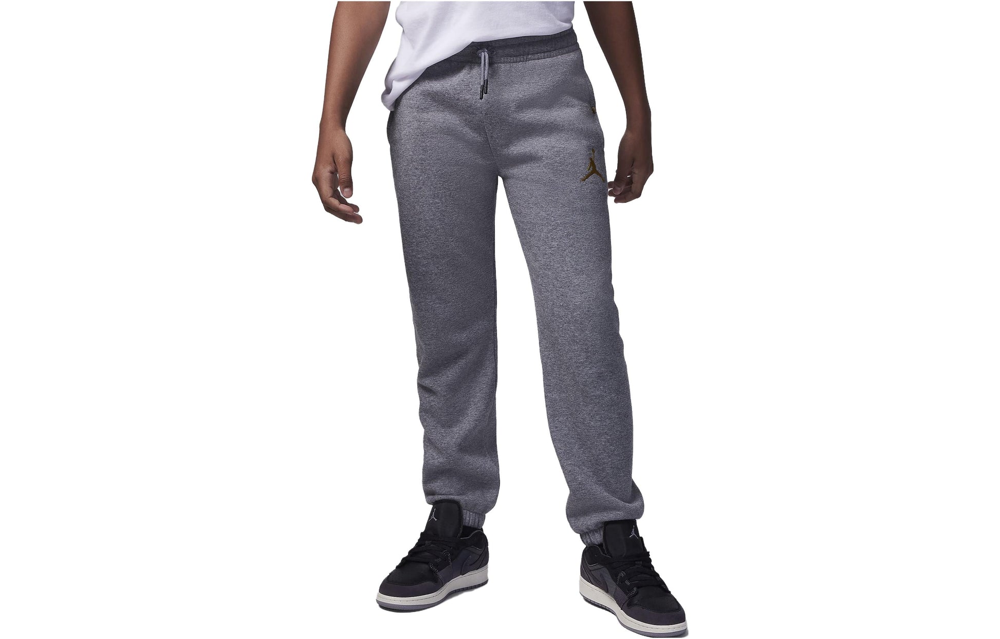 (GS) Air Jordan Take Flight B&G Pants 'Grey' 95C801-GEH